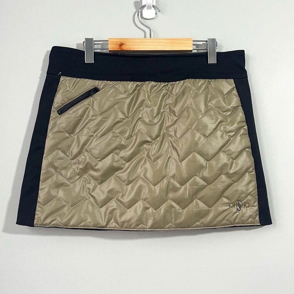 Osho winter reversible skirt in Gold and Black size Large